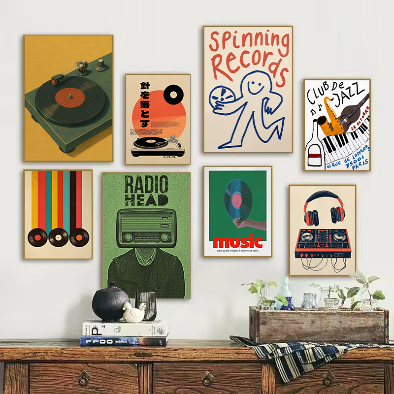 Japanese Lifestyle In Japanese - Pemutar Rekaman Vinil Gaya Jepang Retro