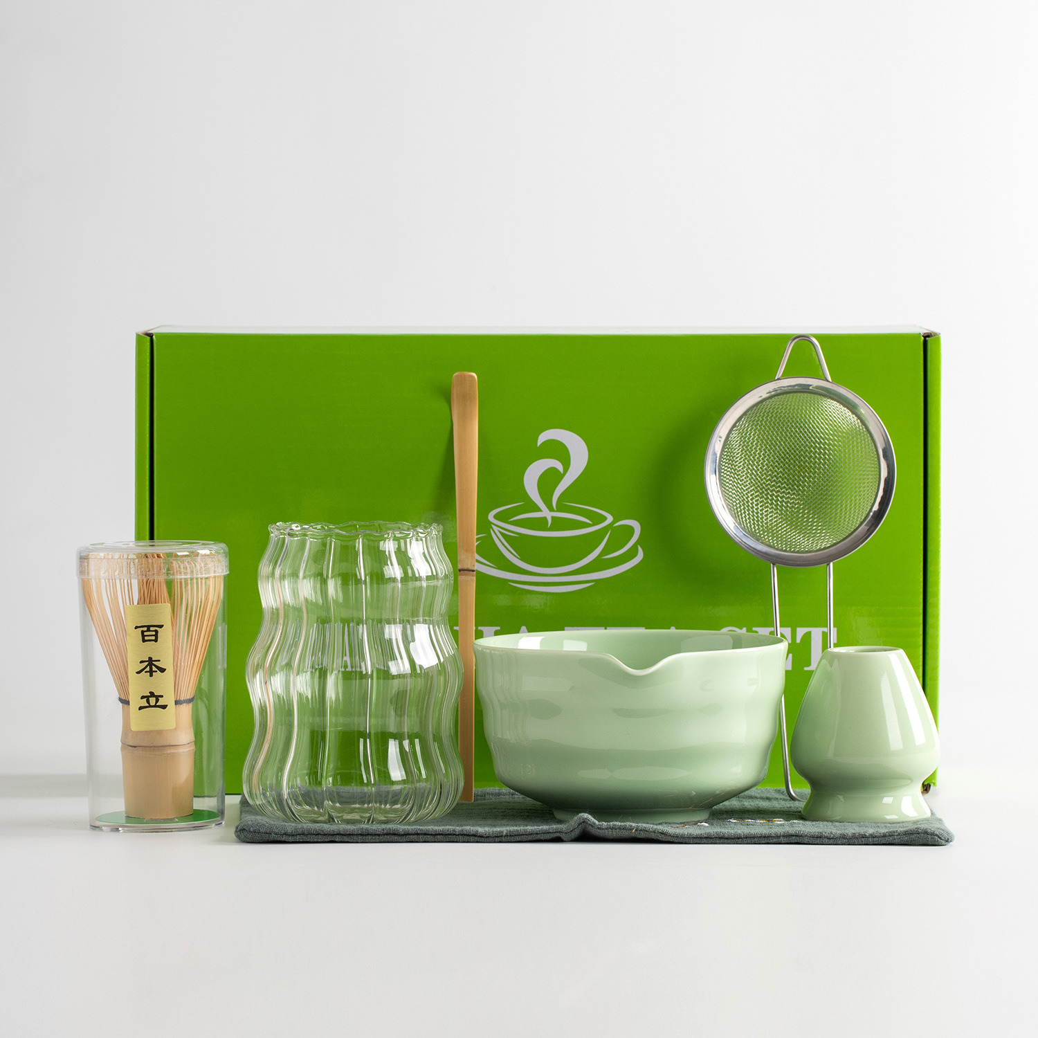 Bamboo Whisk Chasen - Set Teh Matcha Tiki Best Selling
