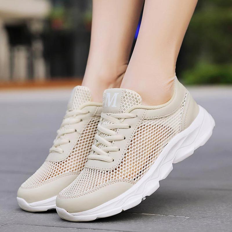Japanese Lifestyle Store - Musim Panas Bernapas Sepatu Wanita Mesh