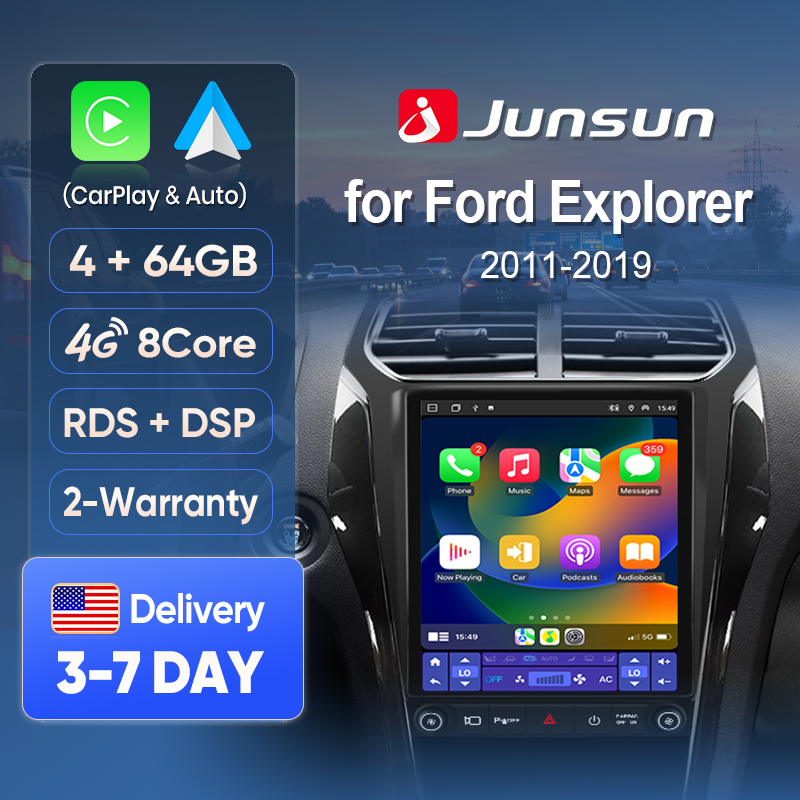 Japanese Lifestyle Video - Layar CarPlay Nirkabel Junsun untuk Ford