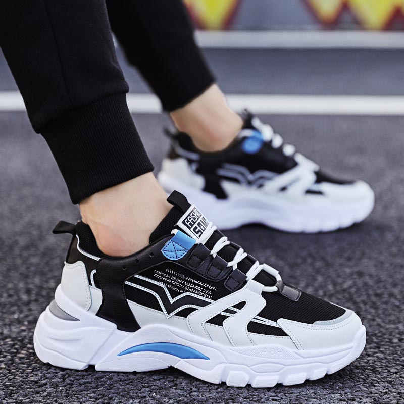 Japanese Lifestyle Store - Ukuran Besar Chunky Tinggi Pria Sneakers