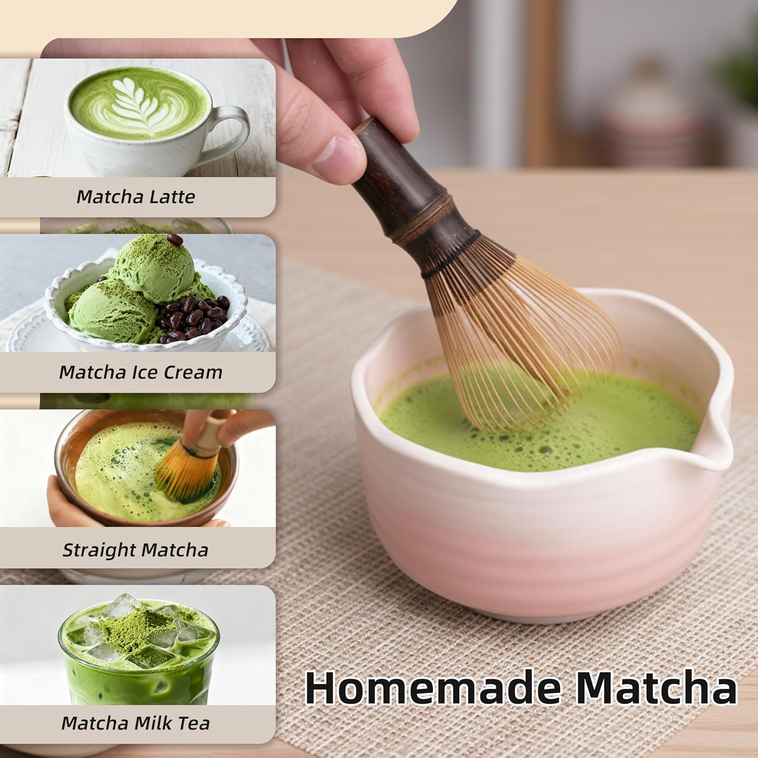 Bamboo Whisk Chasen - Pengaduk Teh Matcha Bambu Handmade Shin
