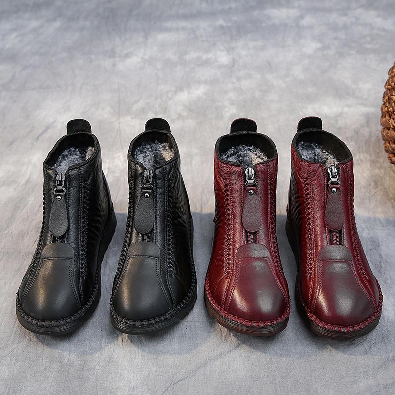 Japanese Lifestyle Store - Sneakers Kulit Pu Potongan Tinggi Wanita