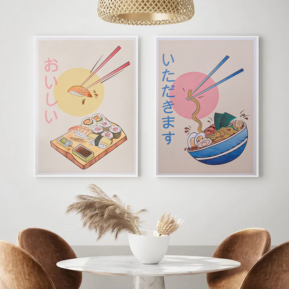 Poster Makanan Dapur Gaya Jepa - Japanese Lifestyle Home ulasan dan harga