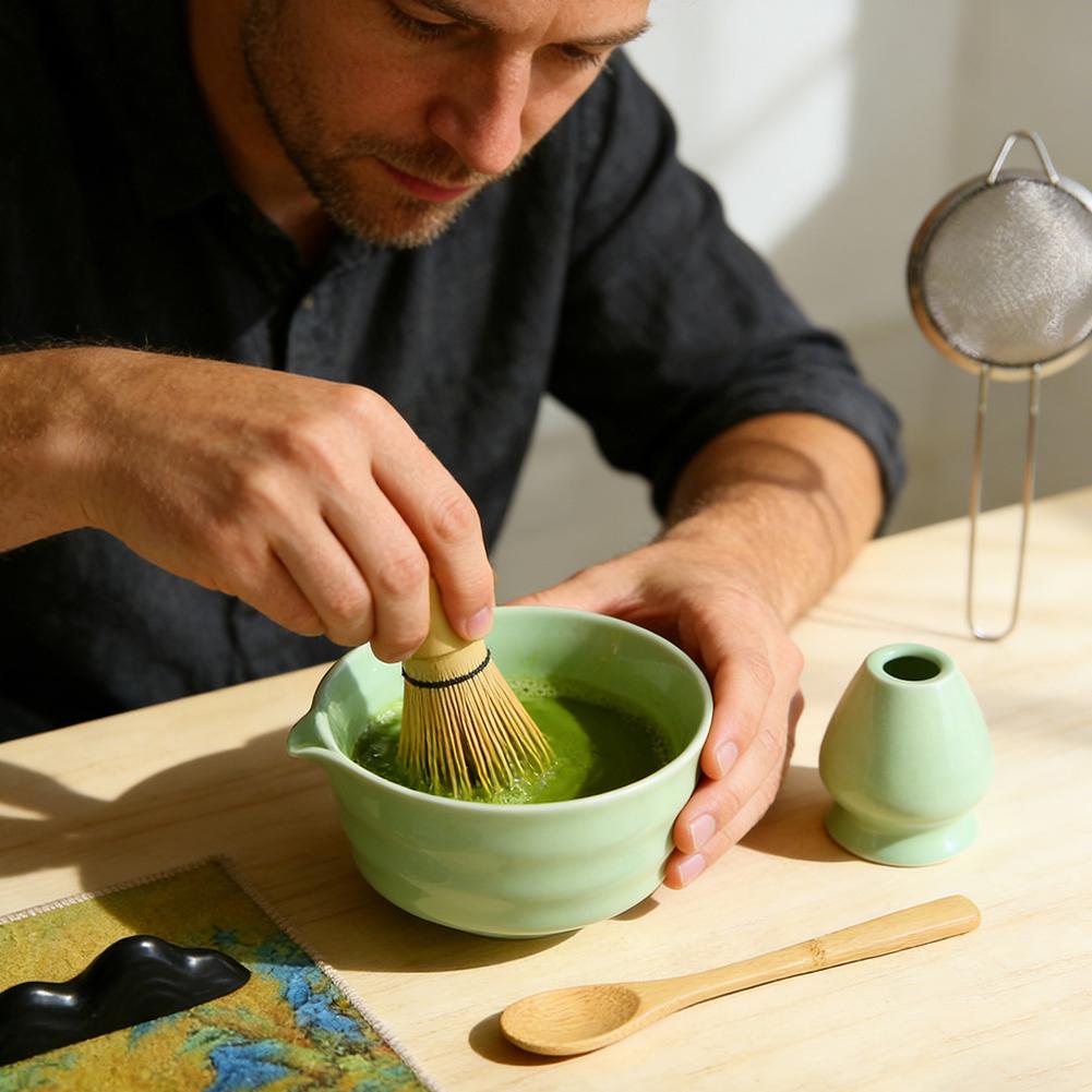 Set Teh Matcha Jepang Asli, Ma - Bamboo Whisk Chasen ulasan dan harga