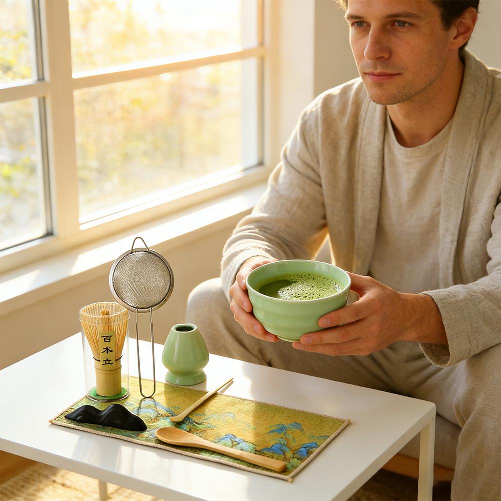 Set Teh Matcha Jepang Asli, Ma - Bamboo Whisk Chasen ulasan dan harga