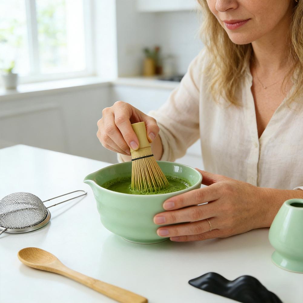 Set Teh Matcha Jepang Asli, Ma - Bamboo Whisk Chasen ulasan dan harga