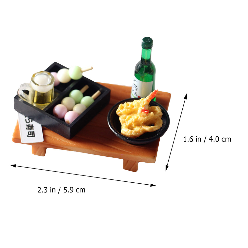 3 Buah Set Dekoratif Realistis - Japanese Lifestyle In Japanese ulasan dan harga