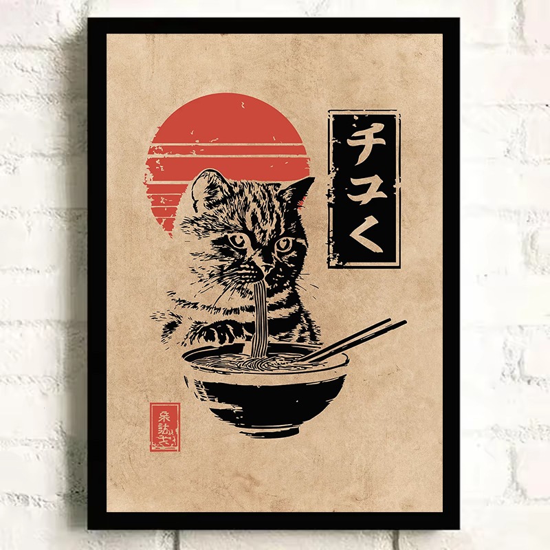 Lukisan Kanvas Poster Vintage  - Japanese Lifestyle Home ulasan dan harga