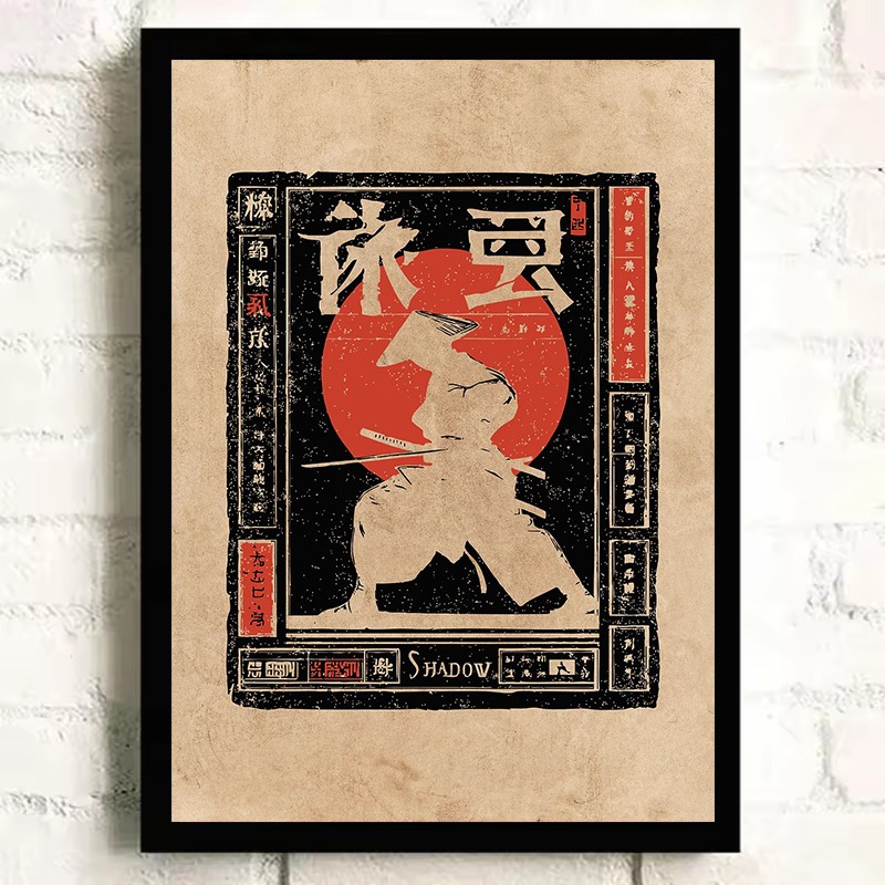 Lukisan Kanvas Poster Vintage  - Japanese Lifestyle Home ulasan dan harga