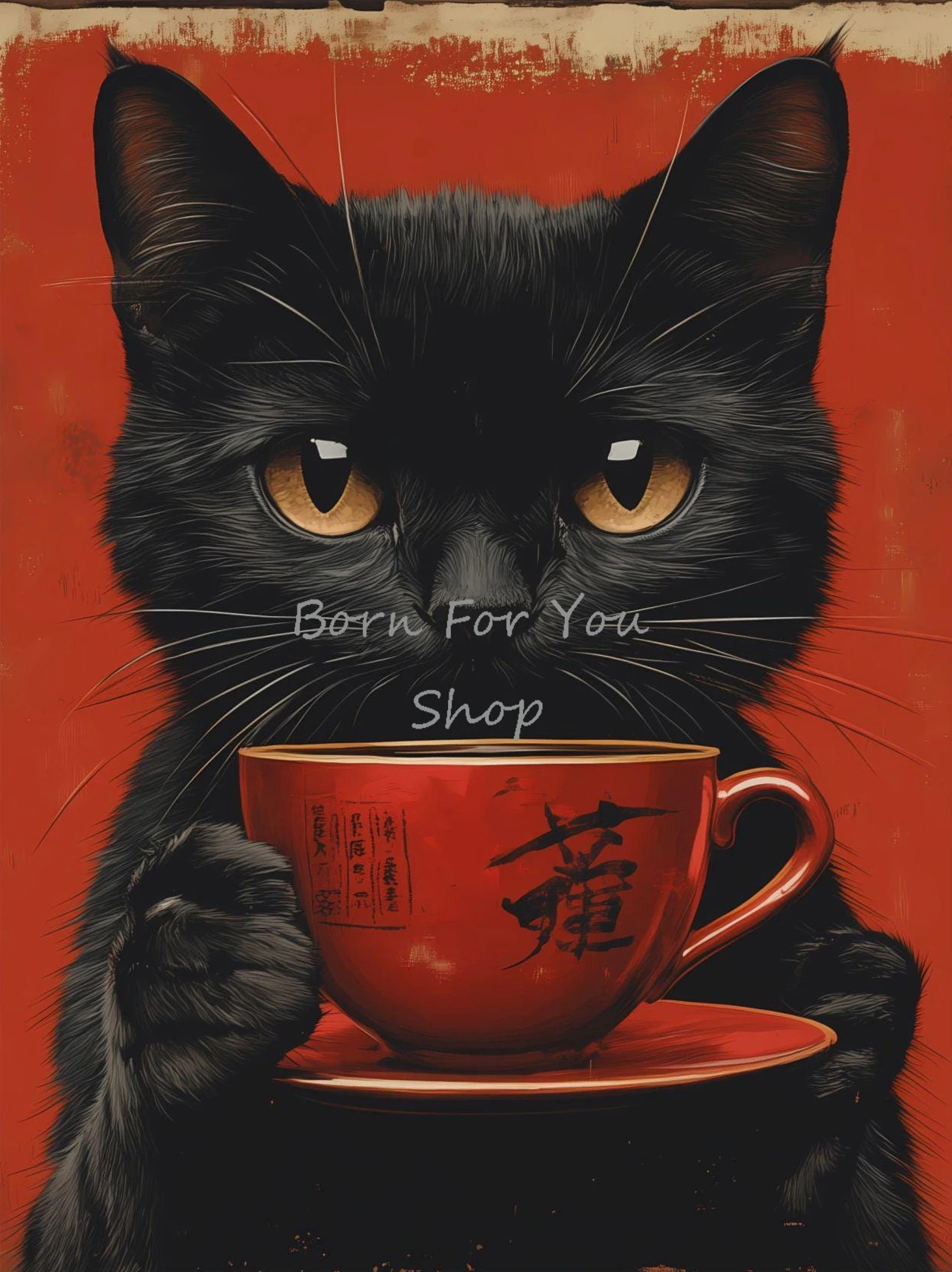 Poster Minum Teh Mie Makan Kuc - Japanese Lifestyle Home ulasan dan harga