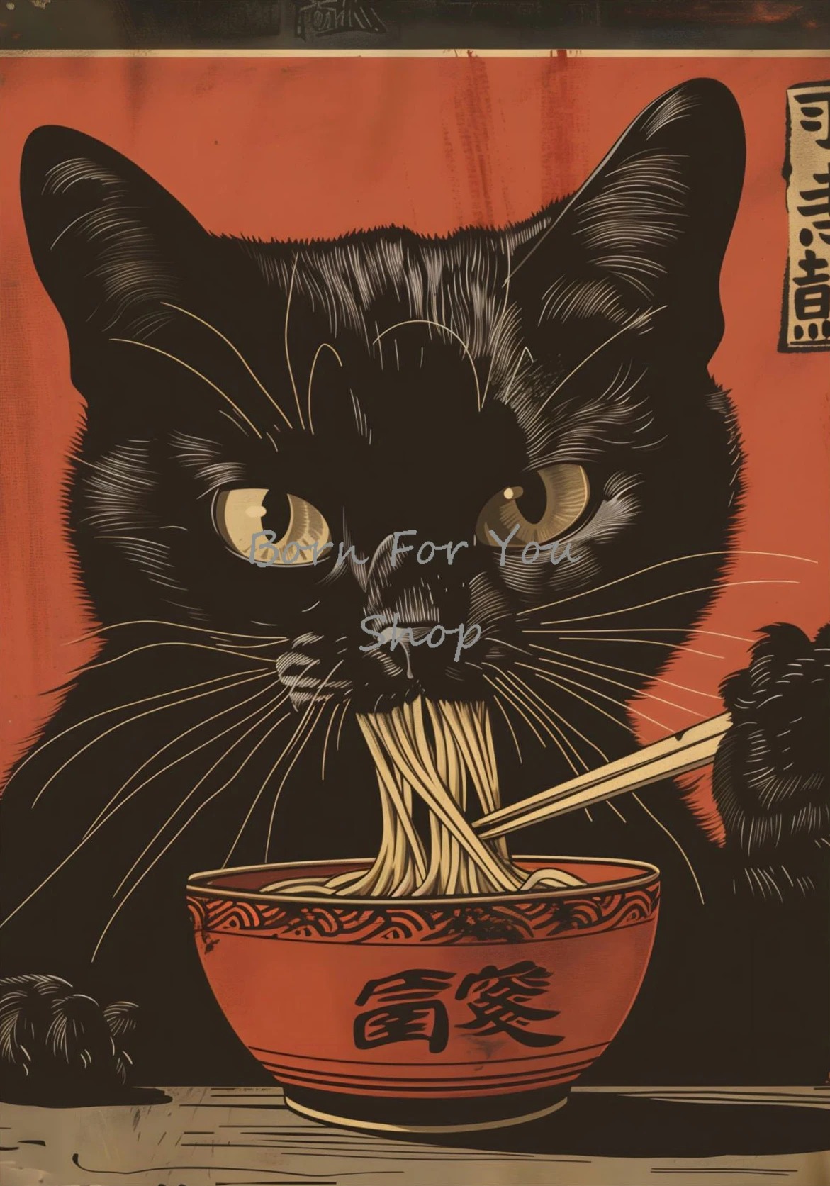 Poster Minum Teh Mie Makan Kuc - Japanese Lifestyle Home ulasan dan harga