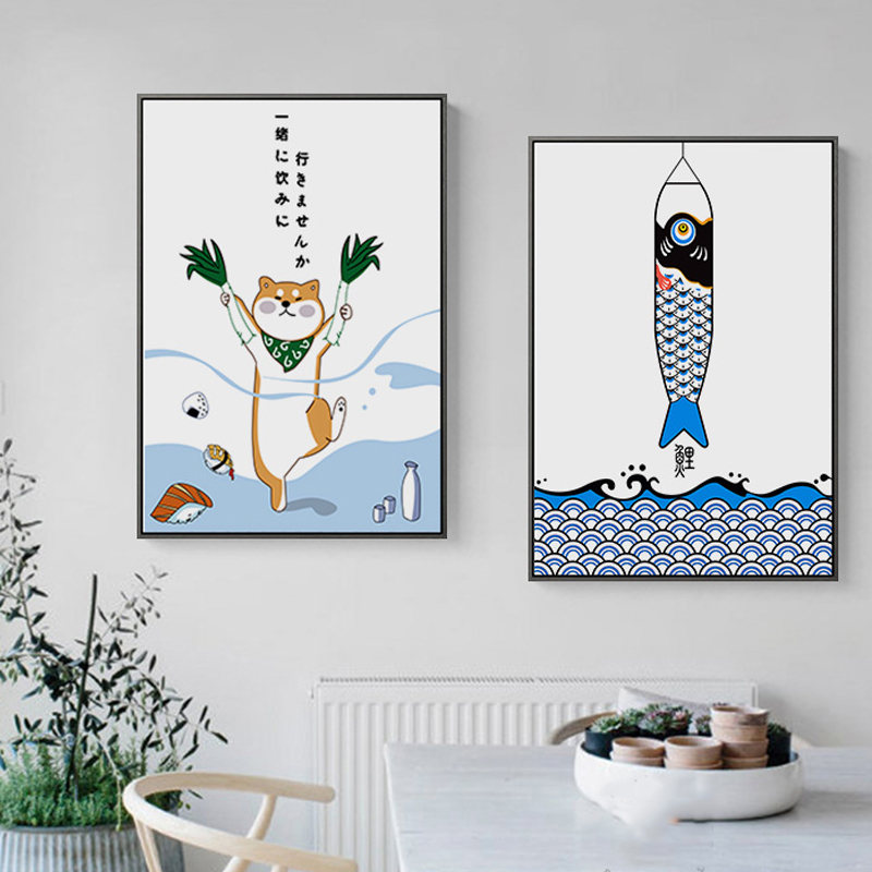 Poster ikan hewan kreatif Jepa - Japanese Lifestyle In Japanese ulasan dan harga