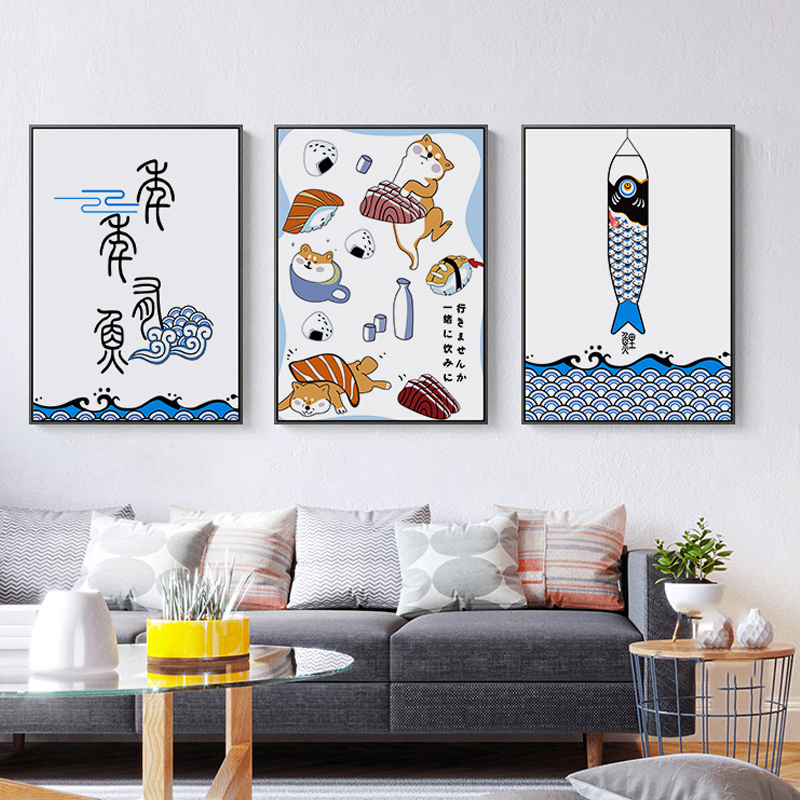 Poster ikan hewan kreatif Jepa - Japanese Lifestyle In Japanese ulasan dan harga
