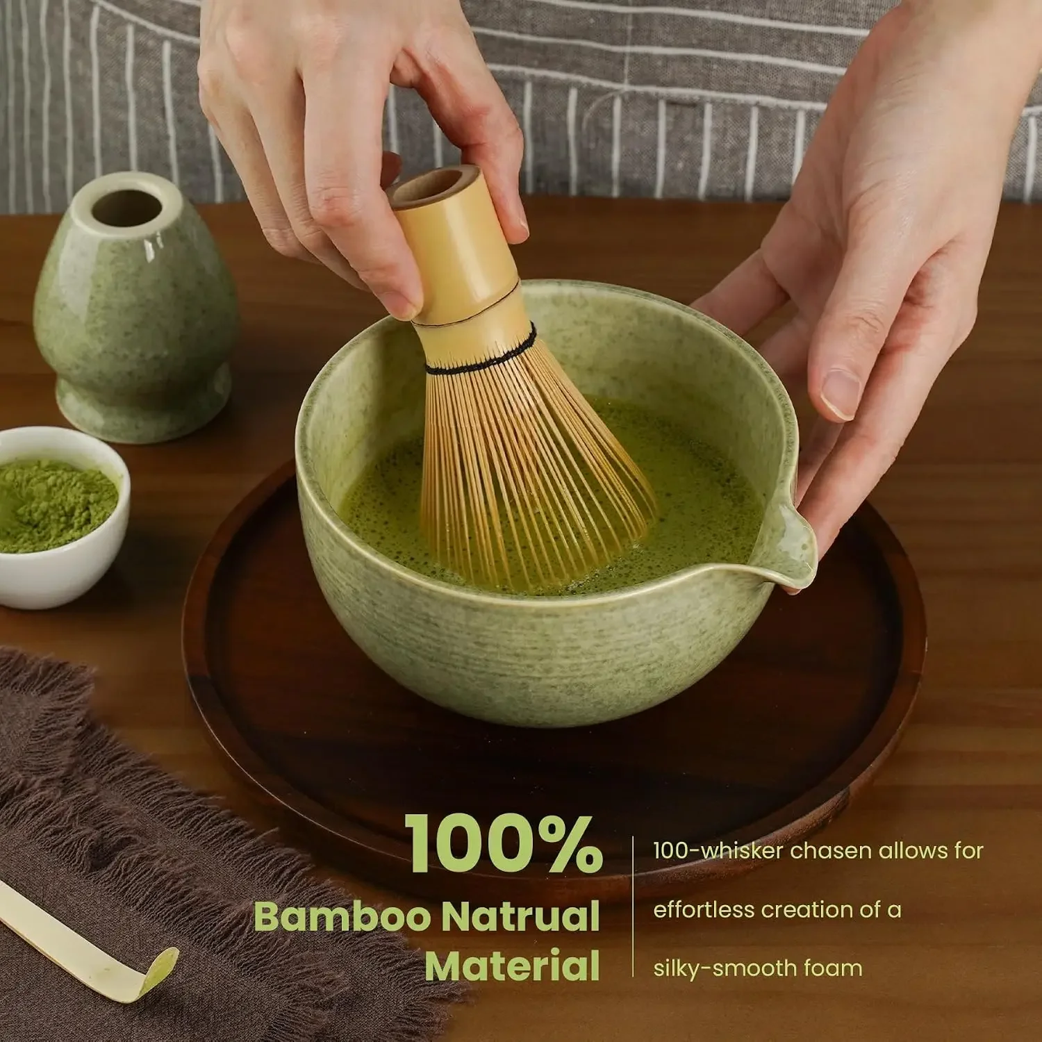 Set Pengocok Matcha, Kit Match - Bamboo Whisk Chasen ulasan dan harga