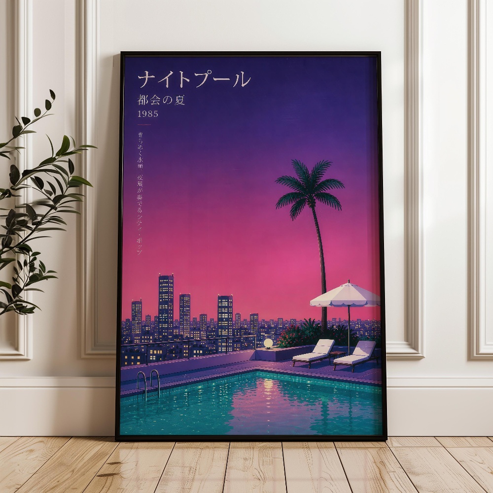 Pemandangan Malam Matahari Ter - Japanese Lifestyle Home ulasan dan harga