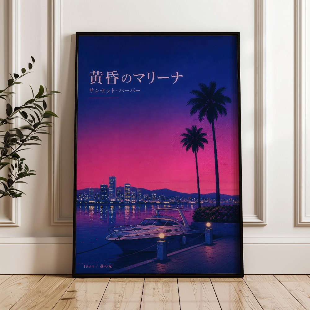 Pemandangan Malam Matahari Ter - Japanese Lifestyle Home ulasan dan harga