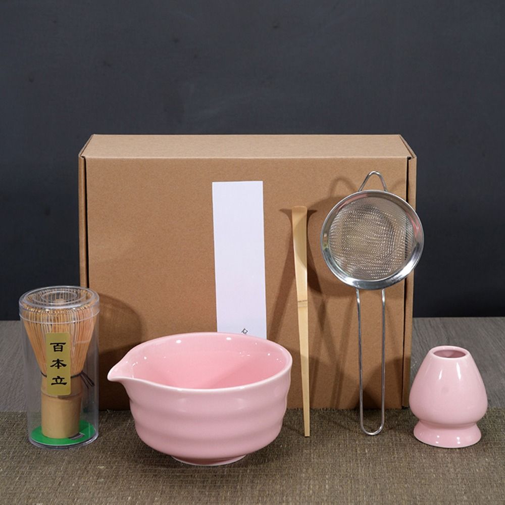 Set Teh Matcha Jepang Keramik  - Bamboo Whisk Chasen ulasan dan harga